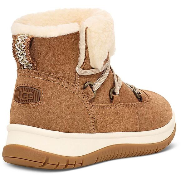 Ugg Womens Lakesider Heritage Tan Lace-Up Winter & Snow Boots Shoes NWT - Picture 3 of 3